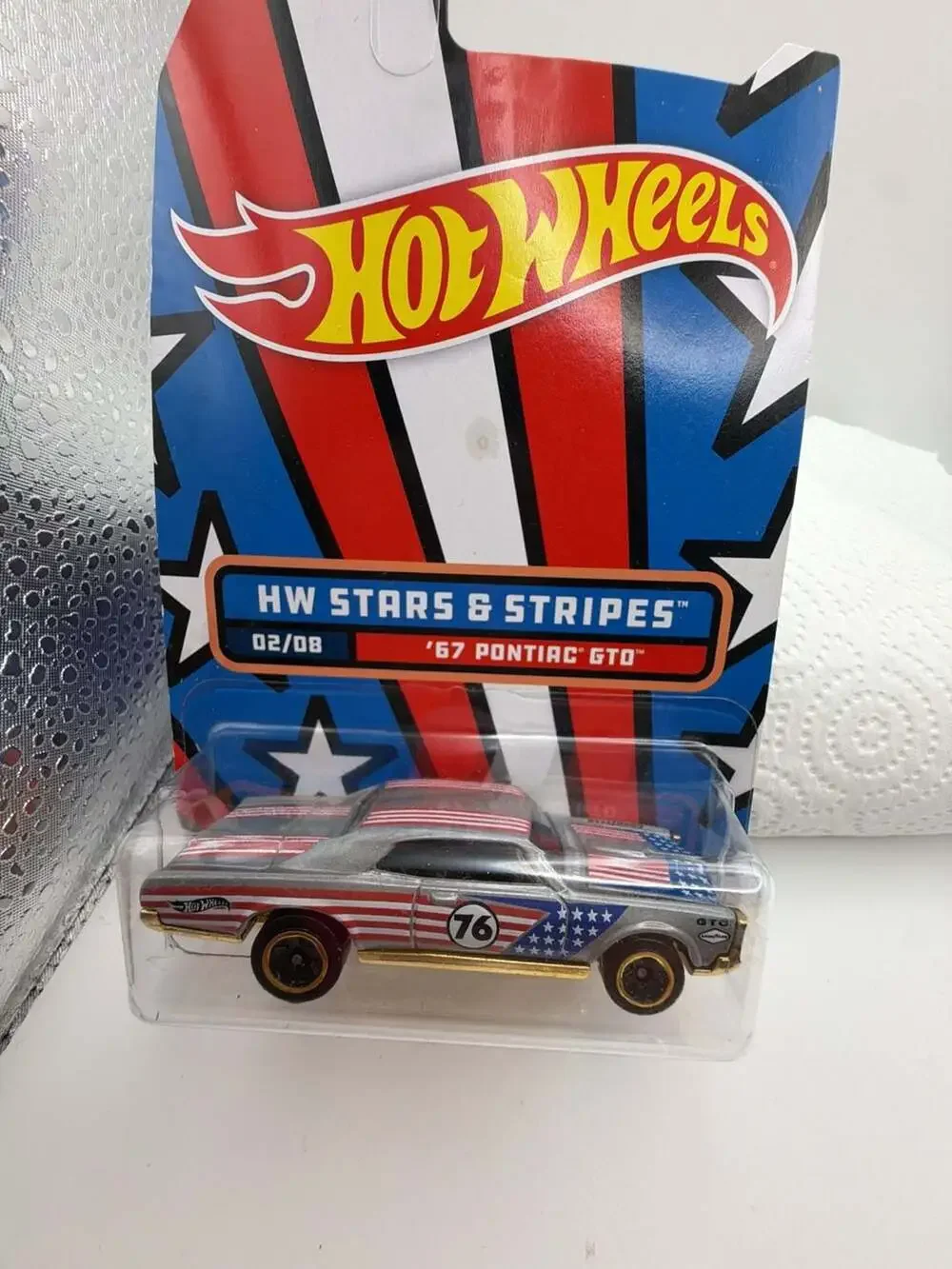 Hot Wheels HW Stars & Stripes '67 Pontiac GTO 02/08 GRT01